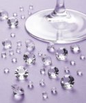 Clear Crystals for table decoration